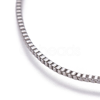 Tarnish Resistant Stainless Steel Slider Necklace Making X-AJEW-JB00476-1