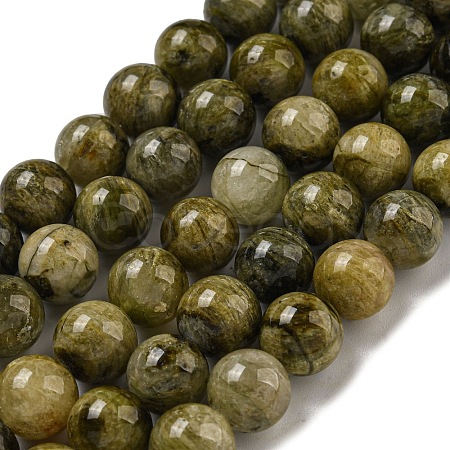 Natural Green Tourmaline Beads Strands G-B099-C05-05-1