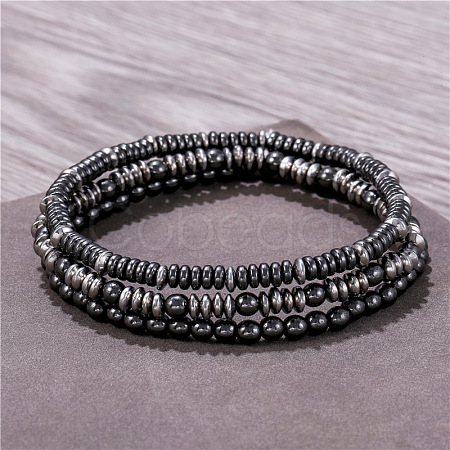 Fashionable and luxurious men's bracelet with zircon beads QS1989-2-1