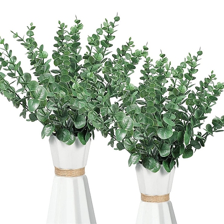 Plastic Artificial Eucalyptus Leaves PW-WG8731F-06-1