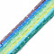 Glass Beads Strands, Rectangle, Mixed Color, 4~5x2~3x2~3mm, Hole: 0.9mm, about 93~103pcs/strand, 17.32 inch~19.09 inch(44~48.5cm)