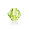 Preciosa&reg Crystal Beads, Czech Crystal, Bicone(451 69 302 Rondelle), Limecicle, 5mm