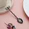 Vintage Alloy Stirring Spoon, Bees Coffee Spoon, Dessert Cake Ice Cream Tea Spoon Kitchen Tableware, Gunmetal, 100x32mm