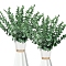 Plastic Artificial Eucalyptus Leaves, for Vase Wedding Bouquet Home Decoration, Green, 410x50mm