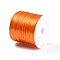 30M Elastic Crystal Thread, Jewelry Beading Cords, For Stretch Bracelet Making, Dark Orange, 0.8mm, about 32.81 Yards(30m)/Roll