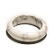 Natural Howlite Finger Rings, Inner Diameter: 18~20mm