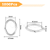 DICOSMETIC 1000Pcs 304 Stainless Steel Jump Rings STAS-DC0011-95-2
