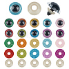 GOMAKERER 40 Sets 10 Colors Plastic Doll Craft Eyes DIY-GO0001-72-1