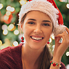 ANATTASOUL Christmas Star & Bell Alloy Pendant Necklaces & Charm Bracelets & Dangle Earrings SJEW-AN0001-15-6