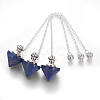 Natural Lapis Lazuli Cone Dowsing Pendulums G-G771-D01-1