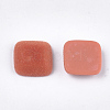 Flocky Resin Cabochons X-FIND-T046-57-2