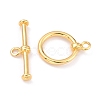 Rack Plating Brass Toggle Clasps KK-B036-17G-2