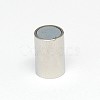 Tarnish Resistant 304 Stainless Steel Magnetic Clasps with Glue-in Ends STAS-K006-03C-2