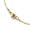 Vacuum Plating 304 Stainless Steel Pendant Necklace for Girl Women NJEW-JN04280-01-5