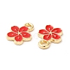 Alloy Enamel Charms ENAM-C005-34G-04-3