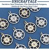 Unicraftale 12pcs 2 Colors 304 Stainless Steel Pendants STAS-UN0038-92-3