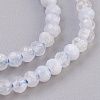 Natural Light Blue Agate Beads Strands G-F568-092-3