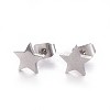 Tarnish Resistant 304 Stainless Steel Stud Earrings EJEW-F227-12P-1