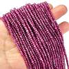 Natural Ruby Beads Strands G-L597-B01-01-1