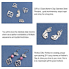   20Pcs 5 Style Mother's Day 201 Stainless Steel & 304 Stainless Steel Pendants STAS-PH0003-97-6