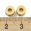 Brass Cubic Zirconia Spacer Beads KK-L215-008B-G02-2