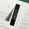 Word Falling for the Villain One Page at a Time Stainless Steel Rectangle Bookmark PW-WG916F6-01-2