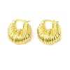 Brass Hoop Earrings EJEW-P290-01G-1