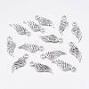 Tibetan Style Zinc Alloy Wing Pendants TIBEP-R334-382AS-RS-1