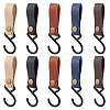 AHADEMAKER 10Pcs 5 Colors Leather Hook Hangers AJEW-GA0004-94-1