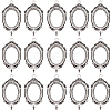 SUNNYCLUE 30Pcs Alloy Pendant Cabochon Settings FIND-SC0009-22-1