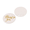 100Pcs Hot Stamping Paper Thank You Printed Gift Tags CDIS-H007-05-2