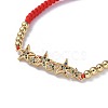 Adjustable Nylon Thread Braided Beads Bracelets BJEW-JB04431-2