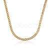 304 Stainless Steel Cuban Link Chains CHS-CJ0001-28G-7