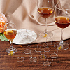 24Pcs Transparent Blank Acrylic Wine Glass Charms AJEW-AB00074-4