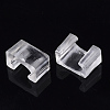 Transparent AS Plastic Base Buckle Hair Findings FIND-T064-012-3