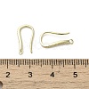 Brass Earring Hooks KK-C048-15G-3