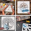 Plastic Reusable Drawing Painting Stencils Templates DIY-WH0202-274-4