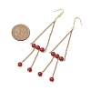 Natural Carnelian Dangle Earring EJEW-JE05968-3