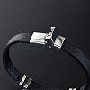 201 Stainless Steel Constellation Beaded Bracelet ZODI-PW0001-044I-2