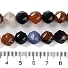 Natural Multi-Color Agate Beads Strands G-NH0021-A18-02-5