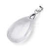 Natural Quartz Crystal Gemstone Pendants G-S243-30-1