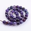 Natural Fire Crackle Agate Beads Strands G-E399-01A-3