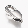 Tarnish Resistant 316 Surgical Stainless Steel Lobster Claw Clasps STAS-Z013-02A-3