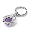 Natural Amethyst Keychain KEYC-H019-02P-04-2