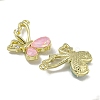 Rack Plating Alloy Rhinestone Pendants PALLOY-F312-16G-3