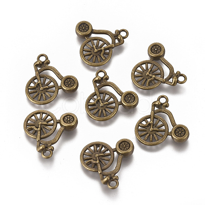 Tibetan Style Alloy Pendants TIBEP-0734-AB-LF-1