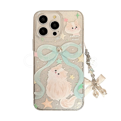 Cute Cartoon Cat TPU Plastic Mobile Phone Cover PW-WGF333E-06-1