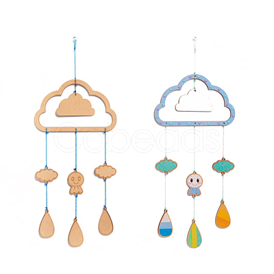 DIY Cloud Wind Chime Making Kit DIY-A029-04-1