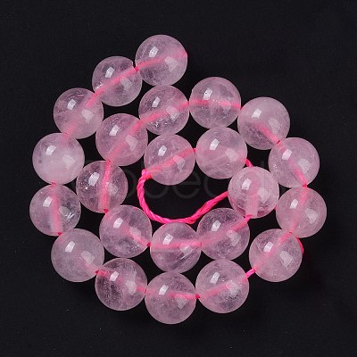 Natural Rose Quartz Beads Strands G-E252-01-6mm-1