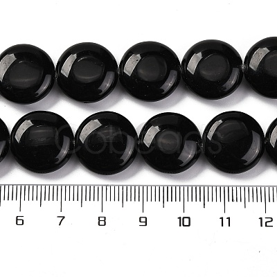 Natural Obsidian Beads Strands G-C159-A03-01-1